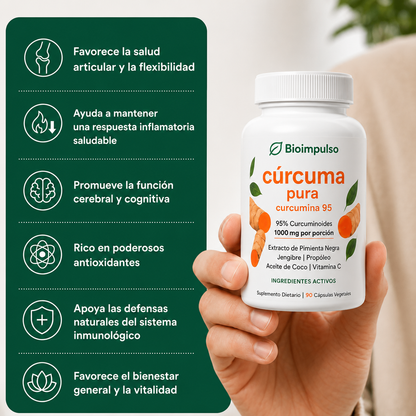 BioImpulso - Cápsulas de Triple Acción Antiinflamatoria