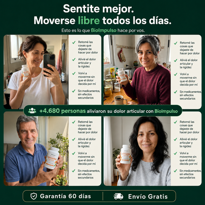 BioImpulso - Cápsulas de Triple Acción Antiinflamatoria